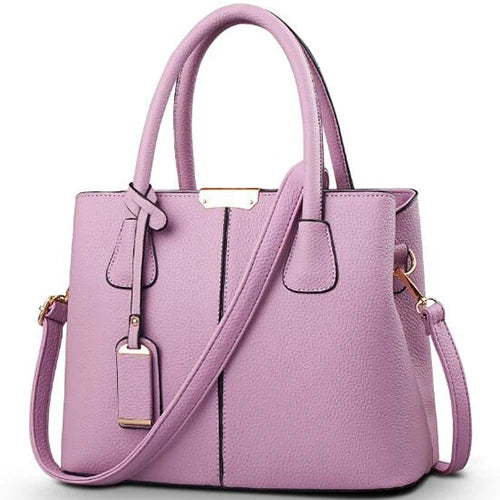 Chic Square Tote- Luxury PU Leather Bag
