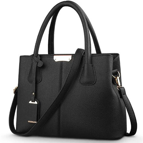 Chic Square Tote- Luxury PU Leather Bag